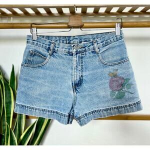 Vintage Bebop Rose Mom Shorts